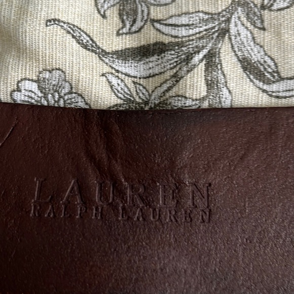 Ralph Lauren built leather